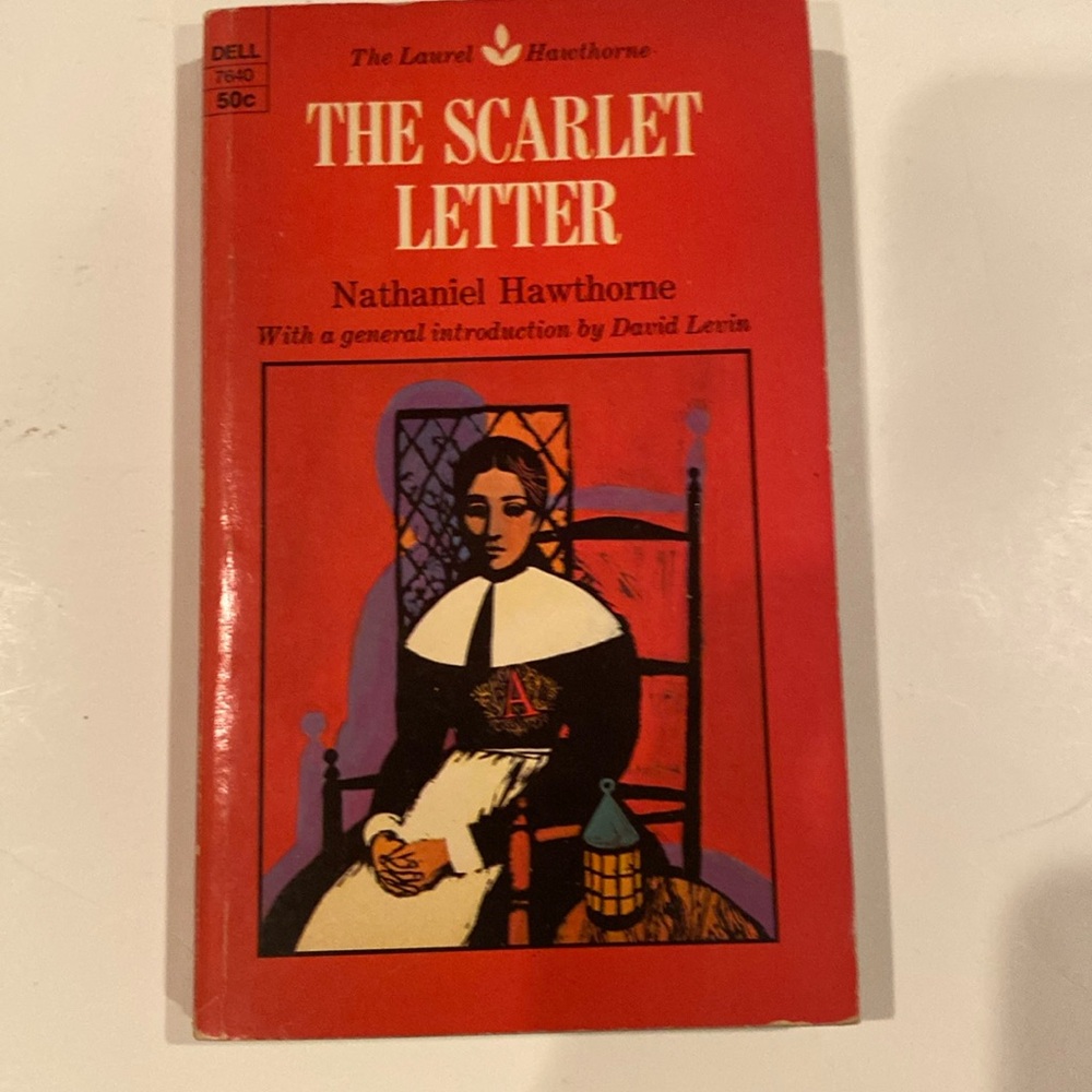 “The Scarlet Letter,” Nathaniel Hawthorne, Paperback